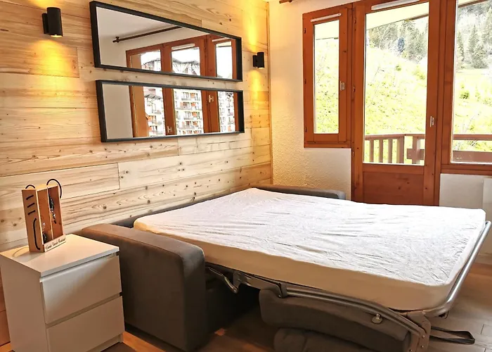 Chaleureux T2 La Tania Pieds Des Pistes Apartment *