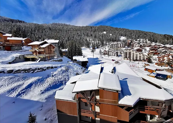 公寓 Chaleureux T2 La Tania Pieds Des Pistes 谷雪维尔